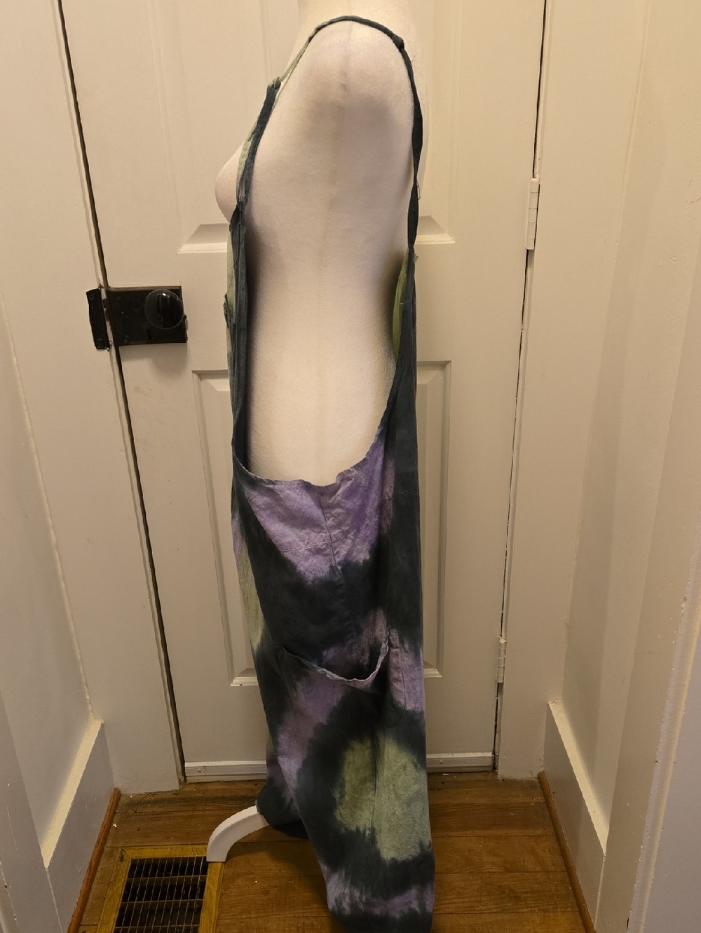 Lakhays LA BOHO Jumper Green and Blue Tie Dye M/L - Picture 3 of 7